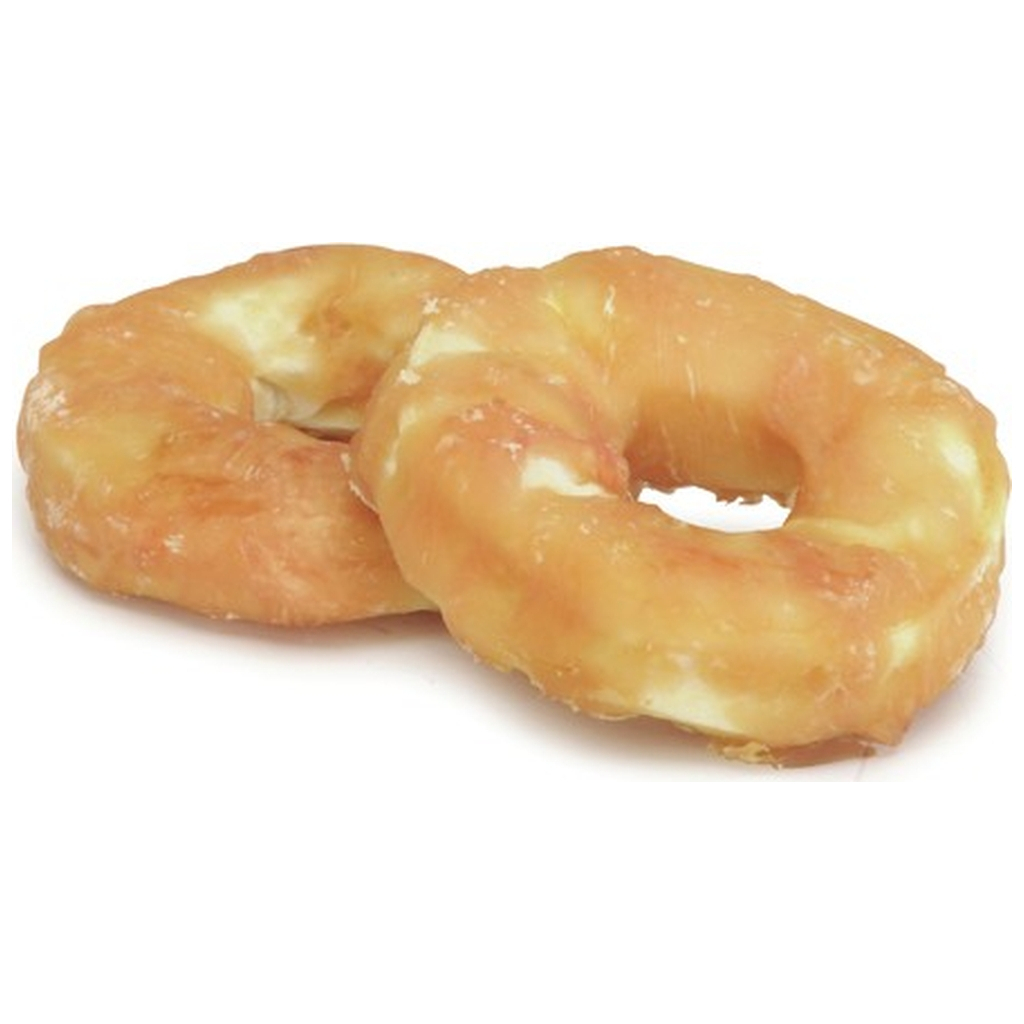 Ласощі для собак Camon Кільця з яловичої шкіри З куркою 6 шт 110 г (AB266) - зображення 2