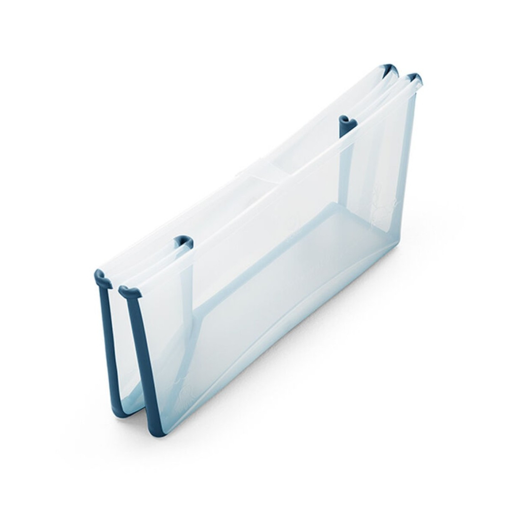 Ванночка Stokke Flexi Bath XL Складна Прозора Синя (535902) - зображення 3