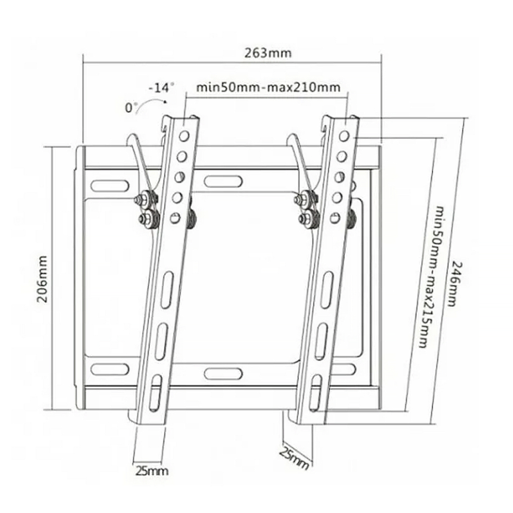 Кронштейн Brateck LP34-22T - зображення 6