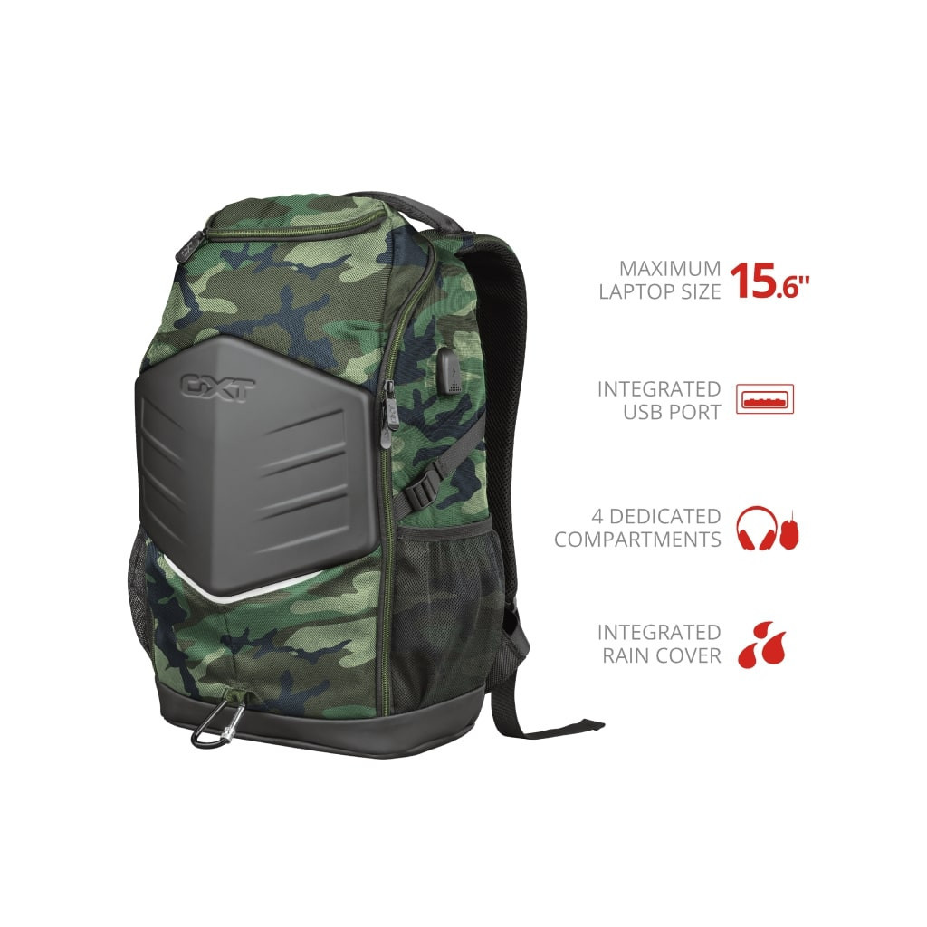 Рюкзак для ноутбука Trust 15.6" GXT 1255 Outlaw CAMO (23302) - зображення 10