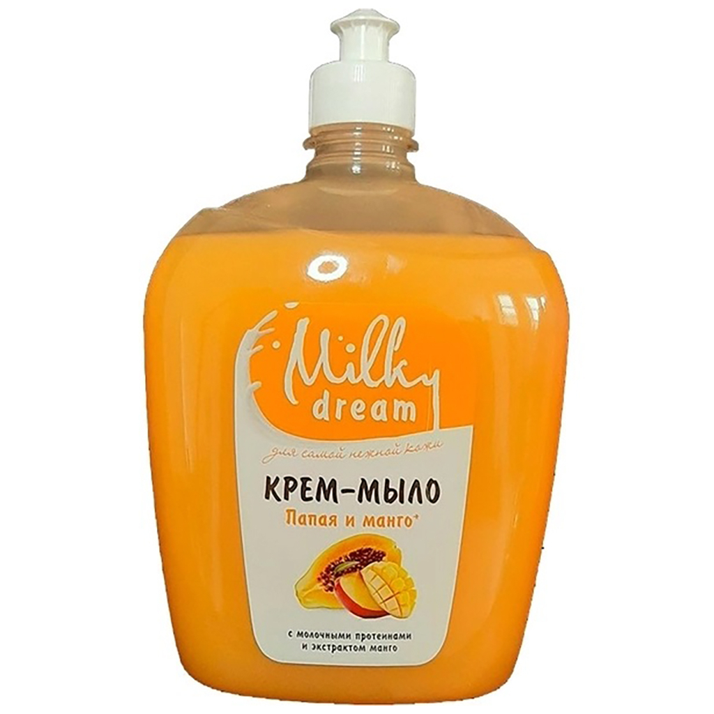 Рідке мило Milky Dream Папая і манго пуш-пул 1000 мл (4820205301452) - зображення 1