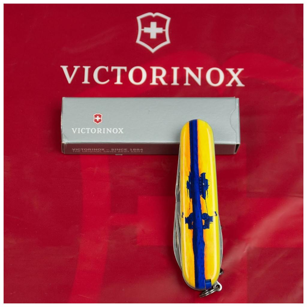 Ніж Victorinox Spartan Ukraine 91 мм Марка з трактором (1.3603.3_T3110p) - зображення 12