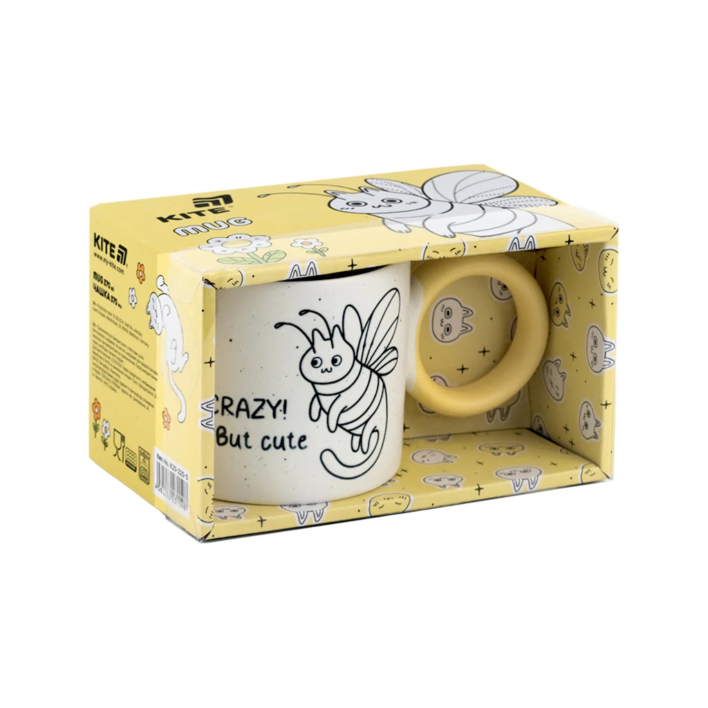 Чашка Kite 370 мл Crazy cat (K25-220-5) - зображення 3