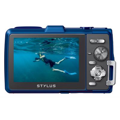 Цифровий фотоапарат Olympus TG-835 Blue (Waterproof - 10m; GPS) (V104131UE000) - зображення 4