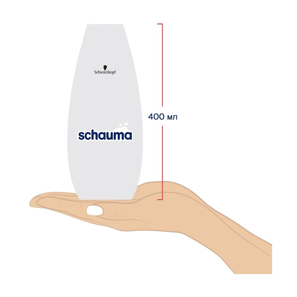 Шампунь Schauma 7 трав для нормального та жирного волосся 400 мл (3838824086750) - зображення 4