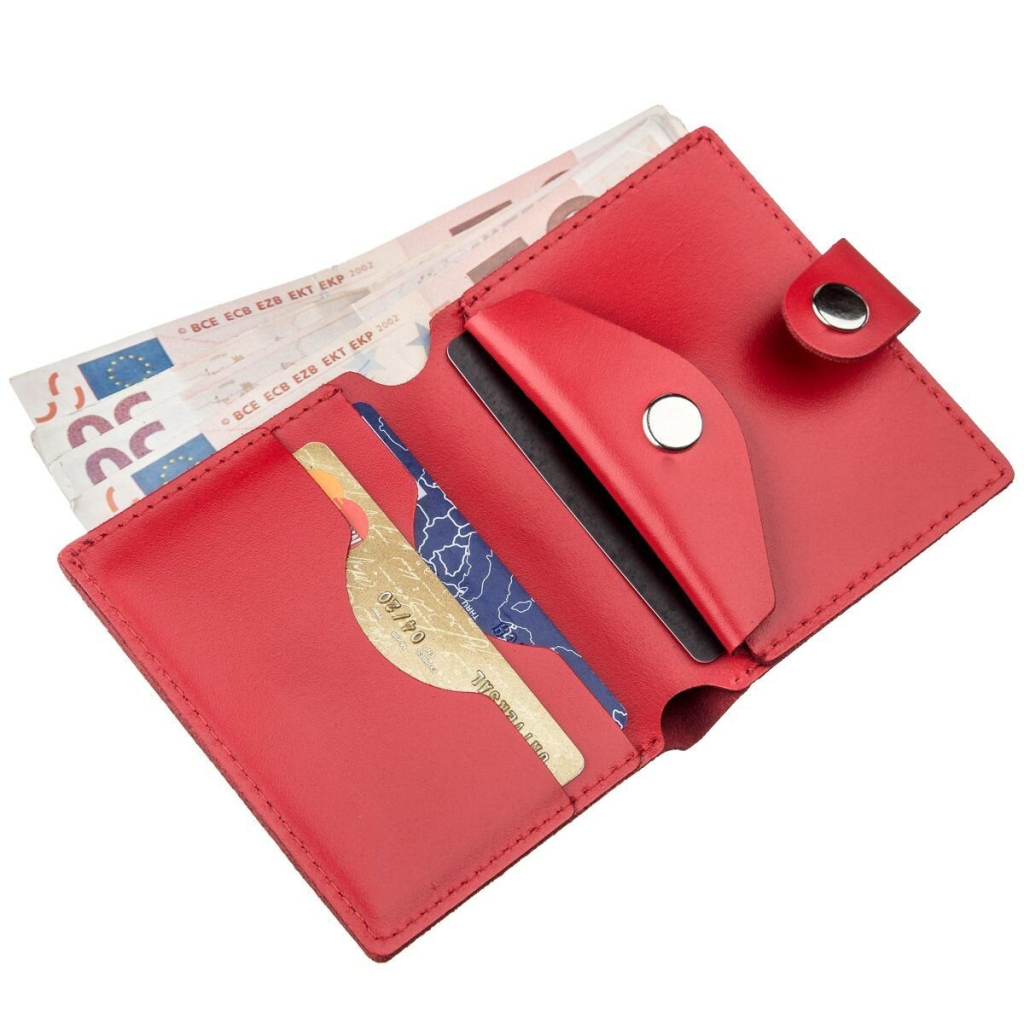 Портмоне Shvigel Шкіряне Червоне (16219) - зображення 5