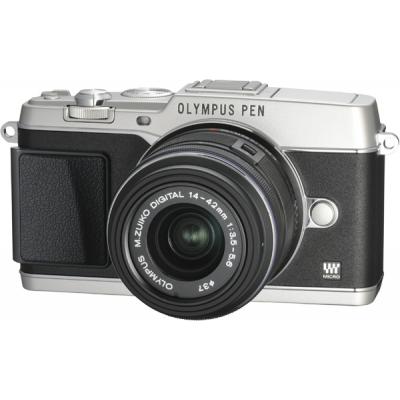 Цифровий фотоапарат Olympus E-P5 14-42 mm Kit silver/black (V204051SE000) - зображення 1