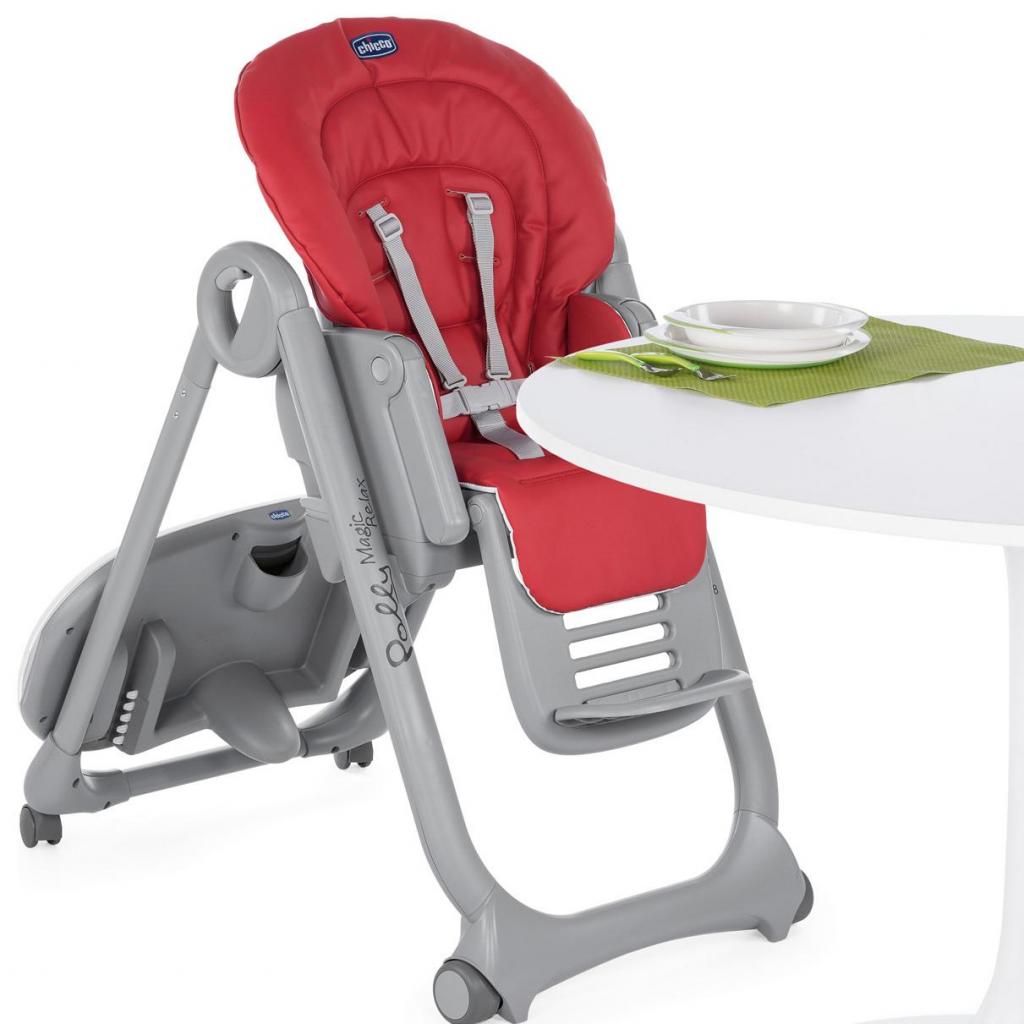 Стілець для годування Chicco Polly Magic RELAX червоний (79502.30) - изображение 6