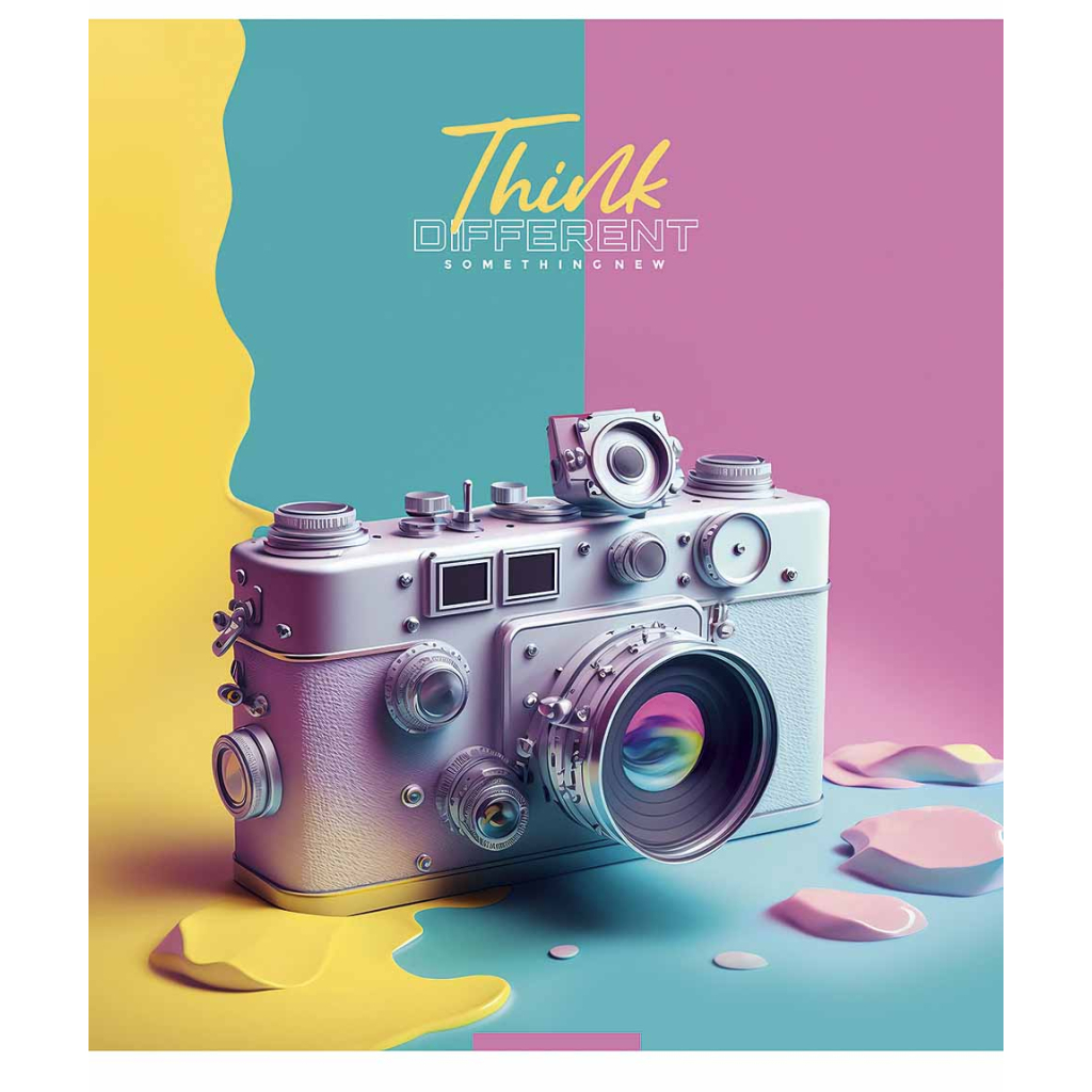 Зошит Школярик Think different 96 аркушів лінія (096-3395L) - зображення 4