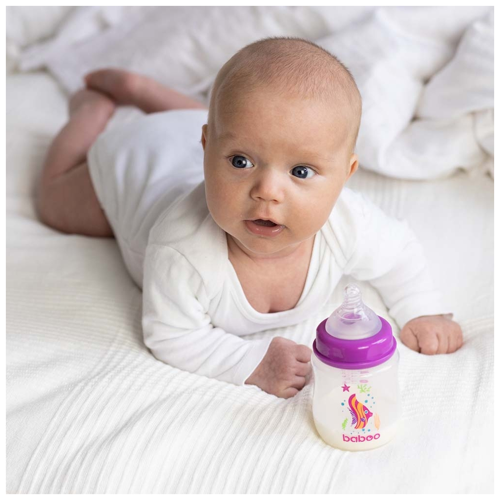 Соска Baboo силіконова (2 шт), широке горлечко, середній потік, 3+ міс (4-111) - зображення 7