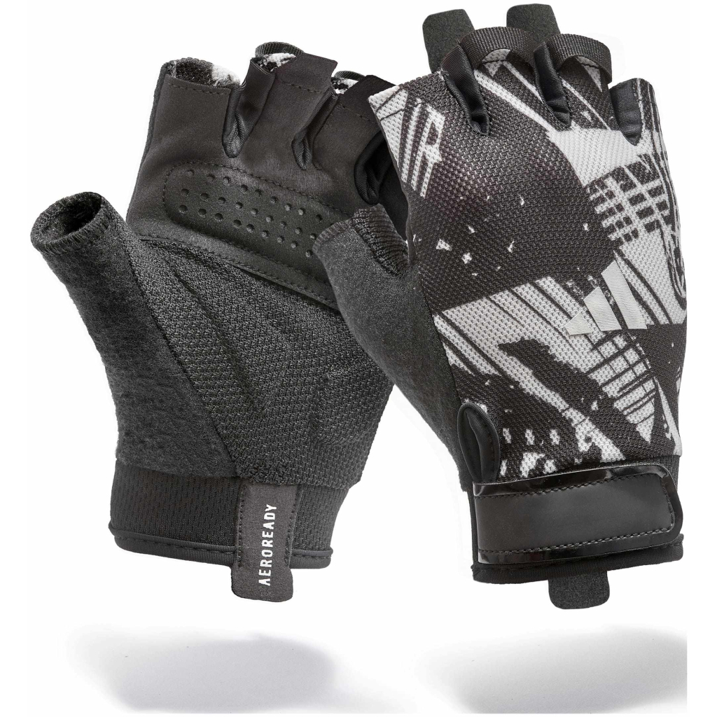 Рукавички для фітнесу Adidas Essential Training Gloves ADGB-15000AB чорний, сірий XS (885652027700) - зображення 5