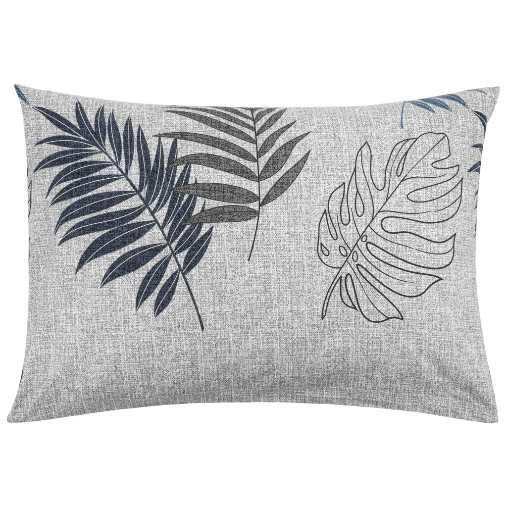 Постільна білизна Ardesto Gloria сатин листя сірий євро 200х220 (ART2022LR) - зображення 5