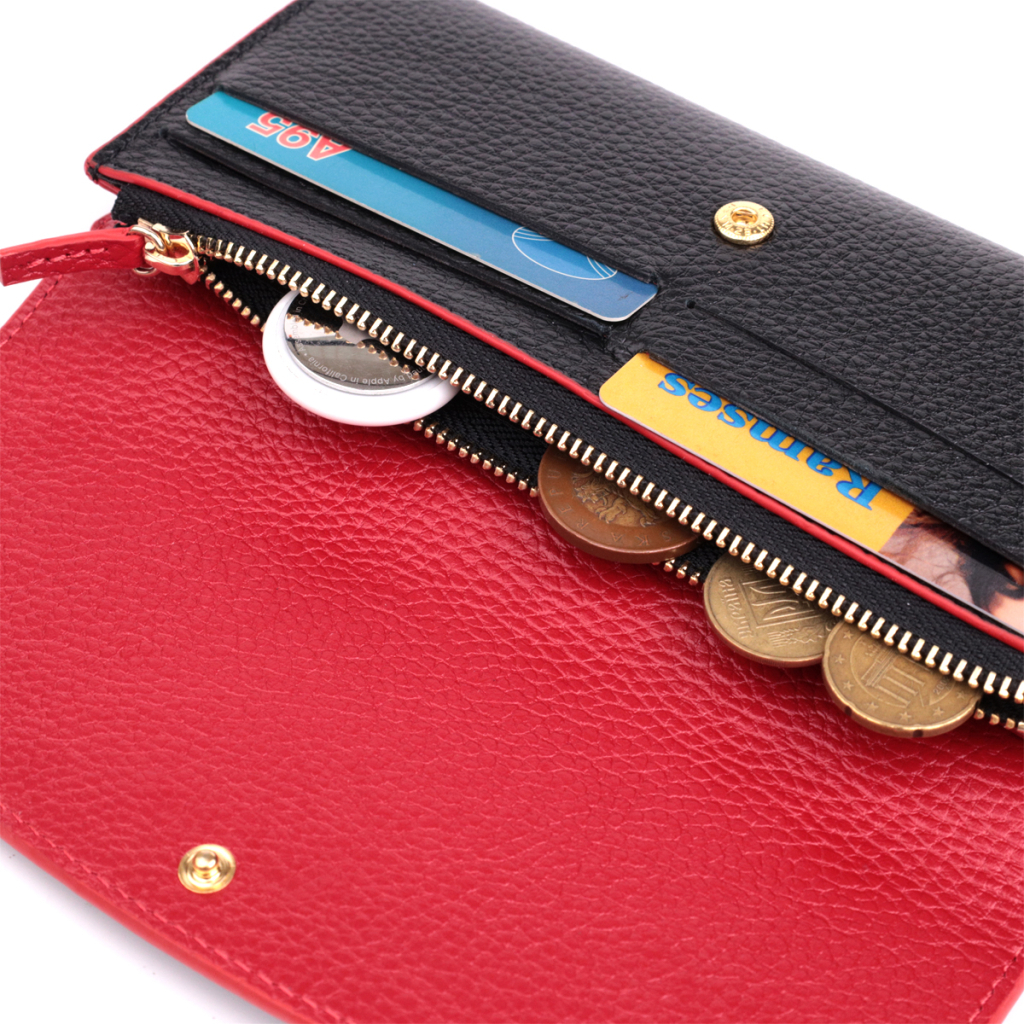 Гаманець Tony Bellucci З натуральної шкіри Чорний (22860) - зображення 6