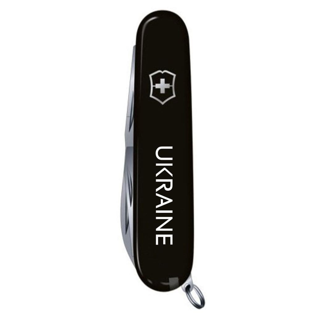 Ніж Victorinox Spartan Ukraine Black "Ukraine" (1.3603.3_T0140u) - зображення 5