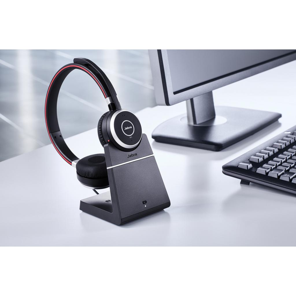 Навушники Jabra Evolve 65 MS Stereo + база (6599-823-399) - зображення 6