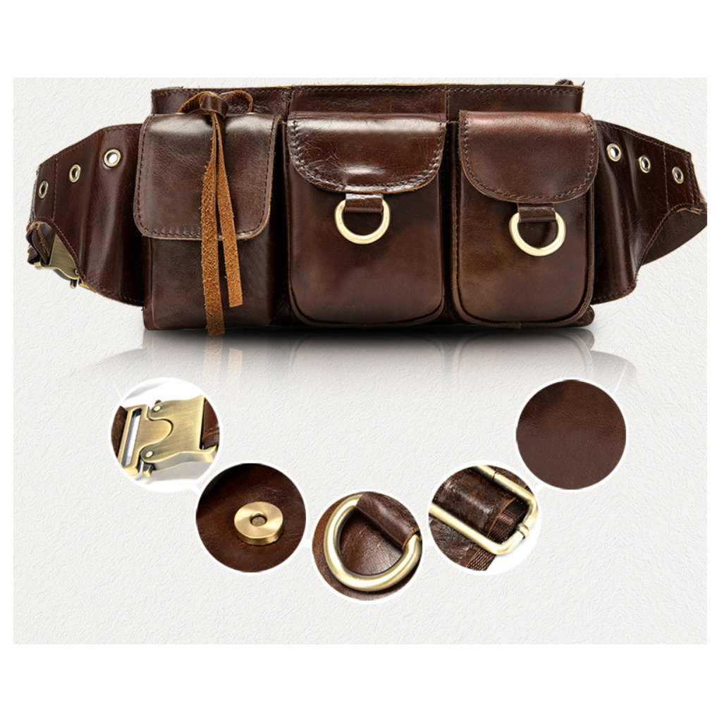 Сумка Vintage Бананка Коричнева (20011) - зображення 11