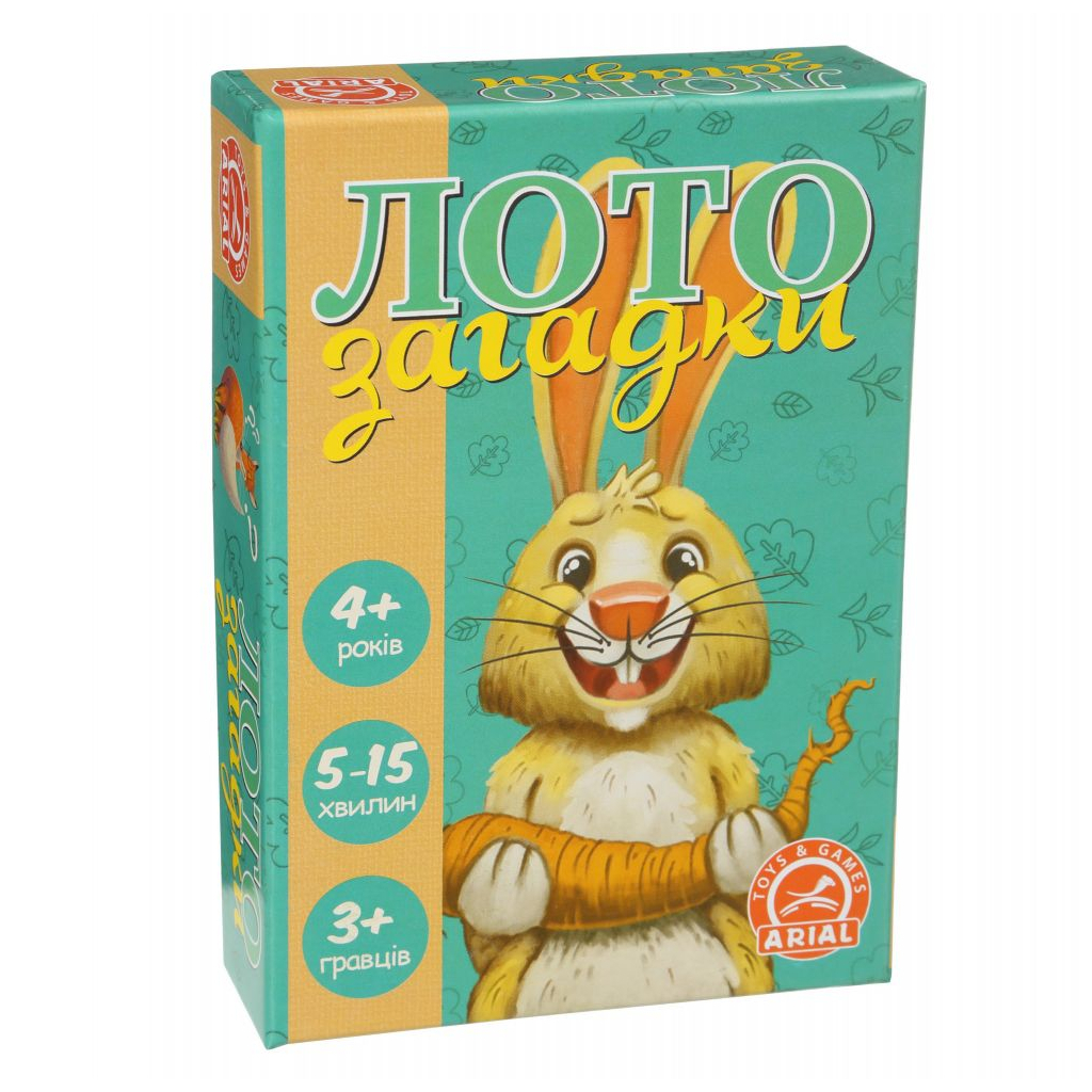 Настільна гра Arial Лото загадки (91155) - зображення 1