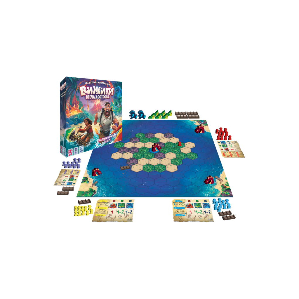 Настільна гра Games 7 Days Вижити. Втеча з Острова (Survive: Escape from Atlantis!) (укр.) (ZYGSTI01UA) - зображення 2
