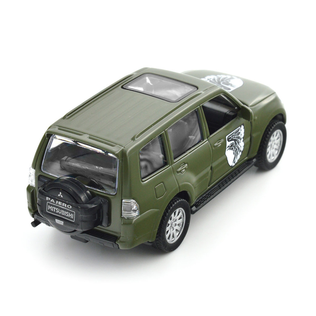 Машина TechnoDrive Автомодель серії Шеврони Героїв - Mitsubishi Pajero 4WD Tubro - 93 ОМБр (250283M) - зображення 12