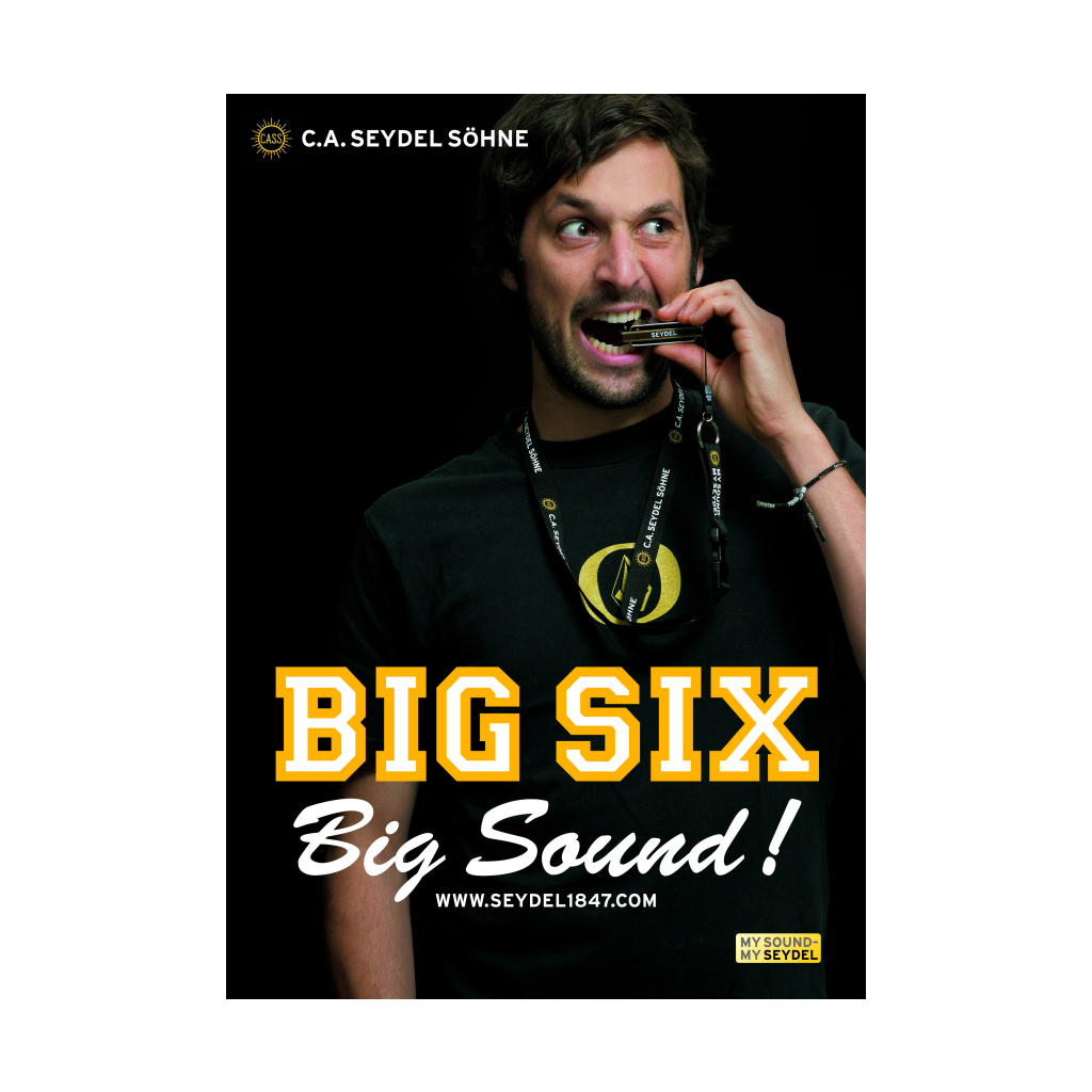 Губна гармоніка Seydel Big Six Classic C-major (16666C) - зображення 2
