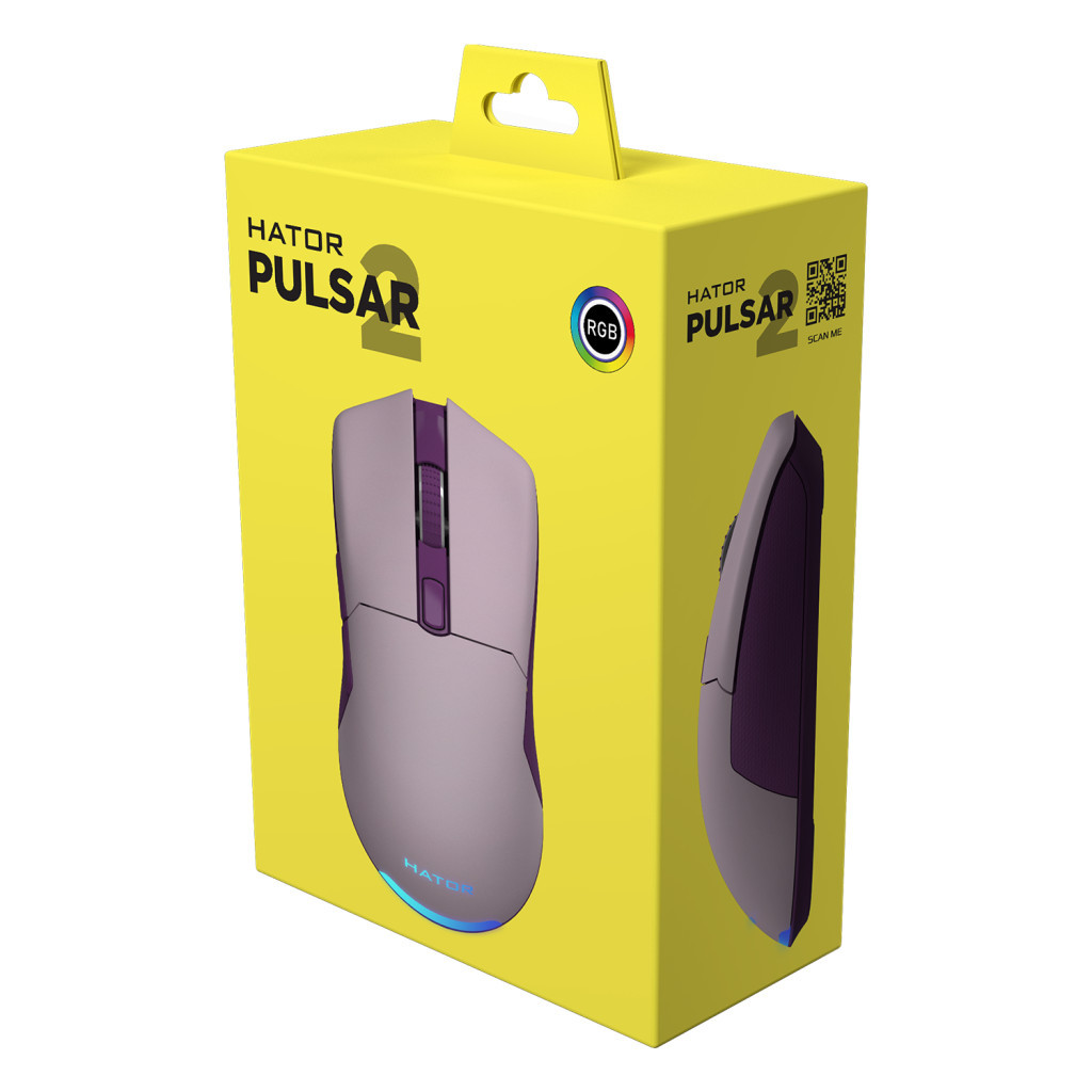 Мишка Hator Pulsar 2 USB Lilac (HTM-514) - зображення 6