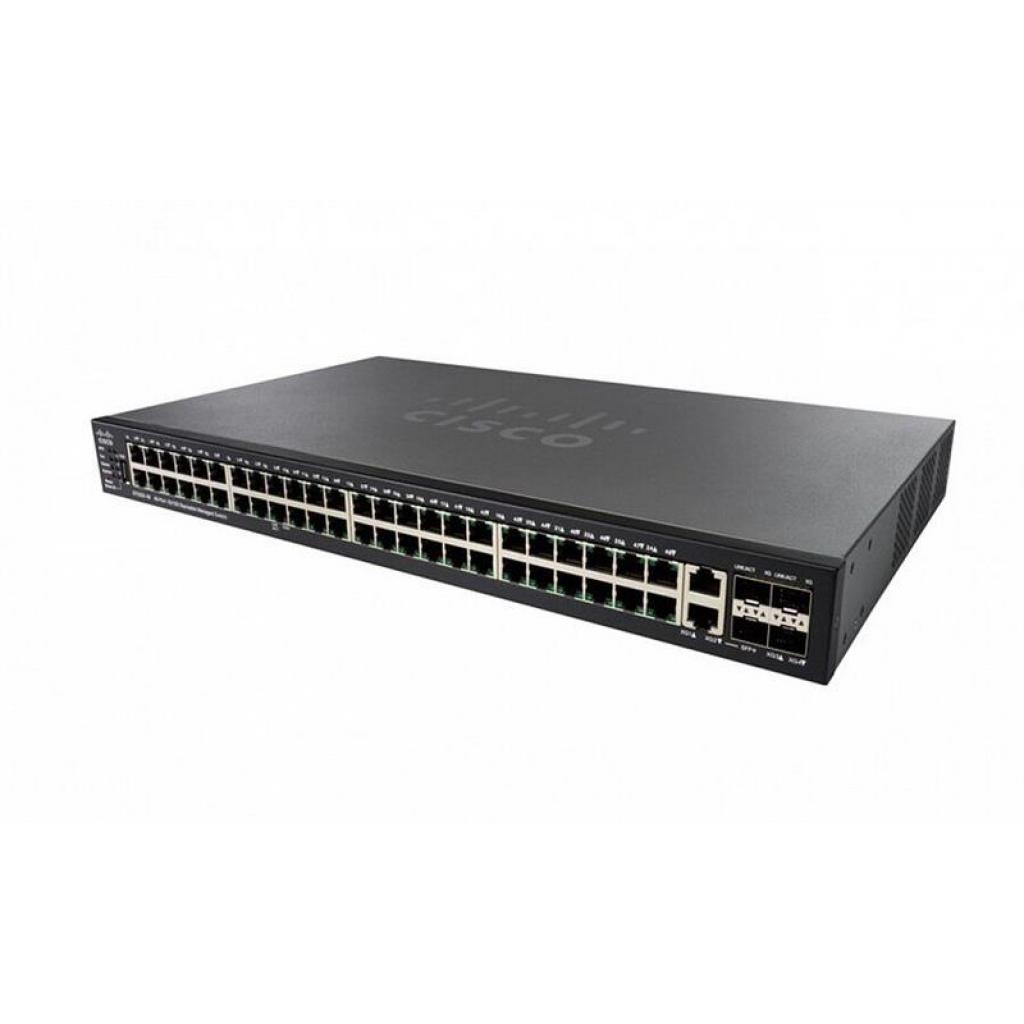 Комутатор мережевий Cisco SF550X-48MP-K9-EU - зображення 1