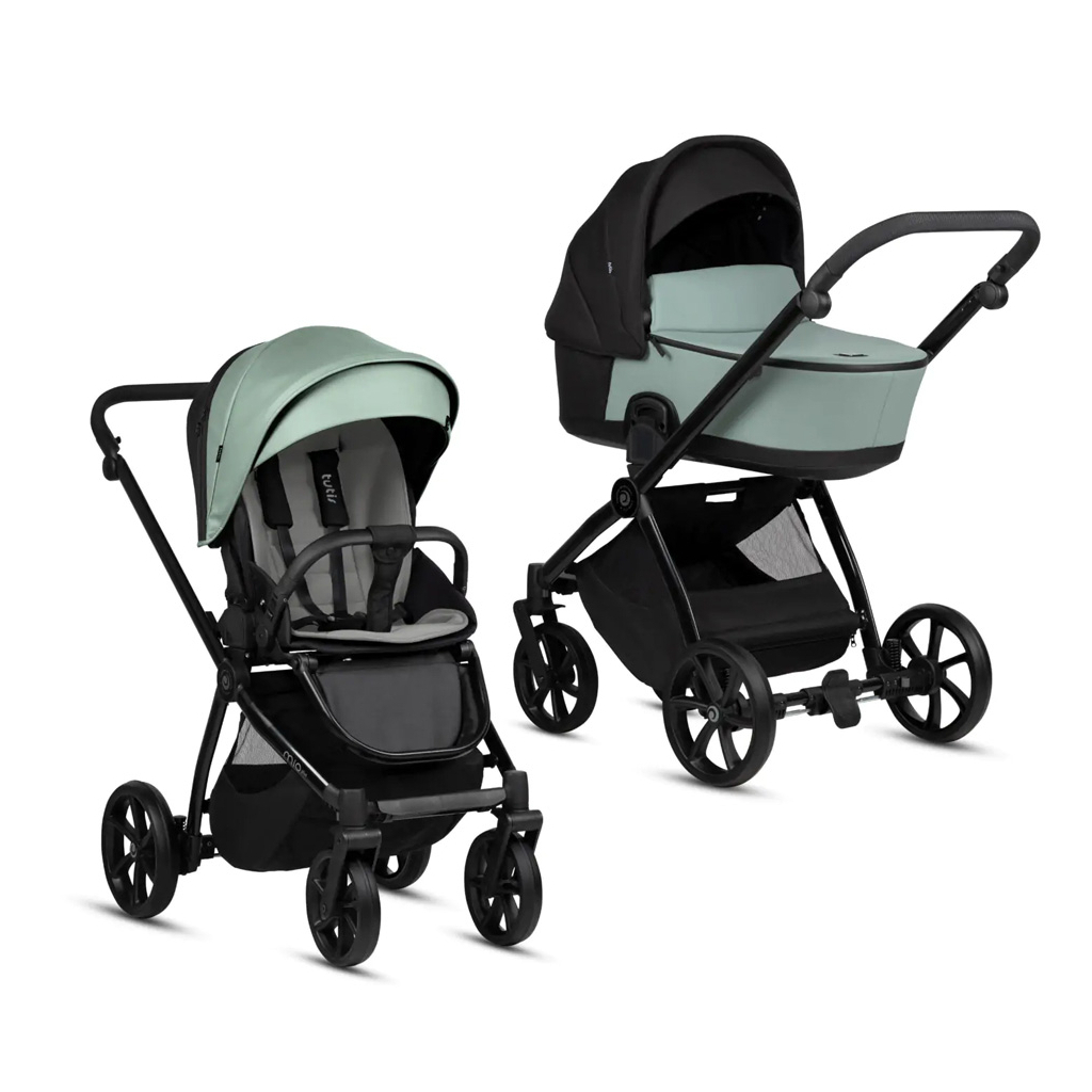 Коляска TUTIS Mio3 plus LEATHER Sage (1502039) - зображення 1