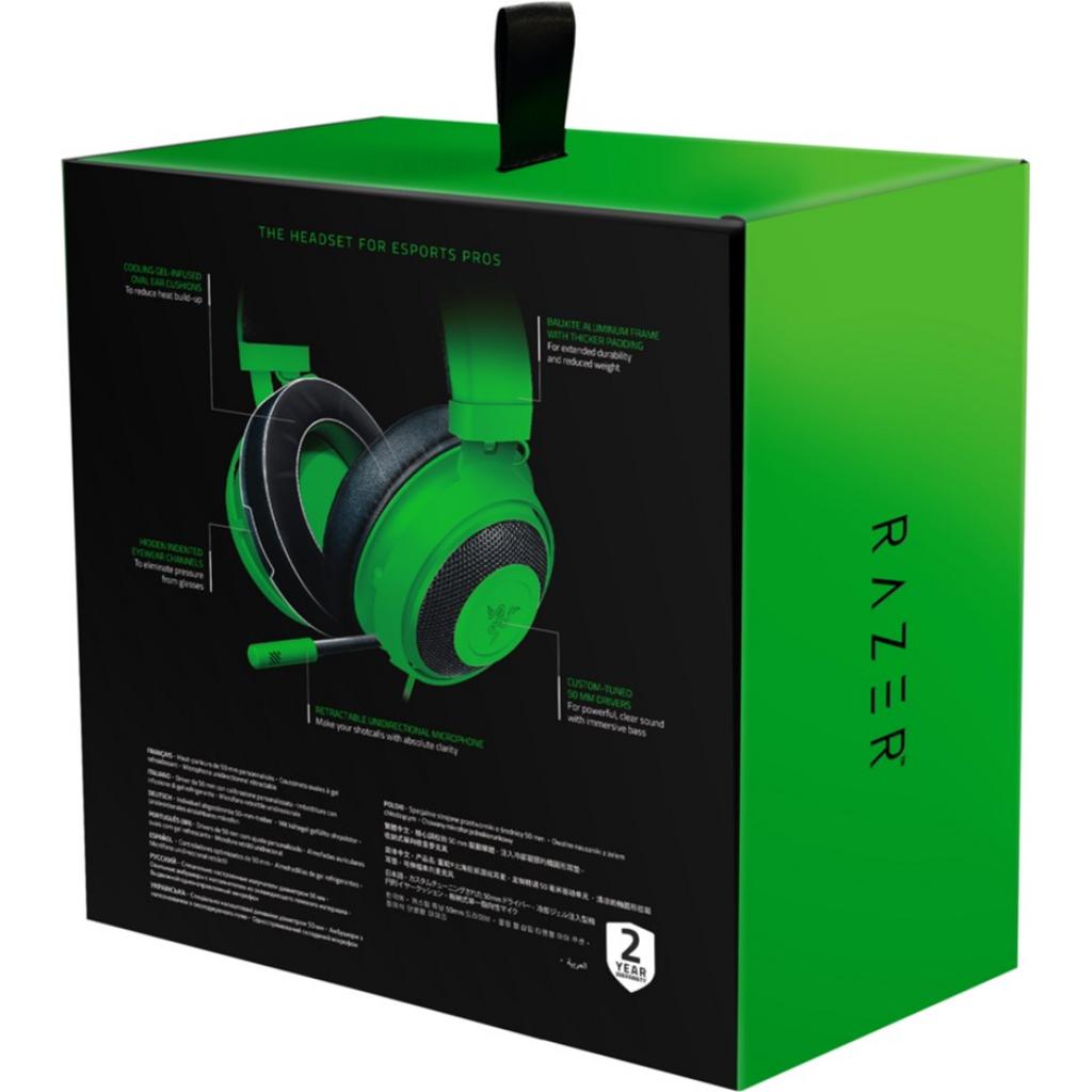 Навушники Razer Kraken Green (RZ04-02830200-R3M1) - зображення 4