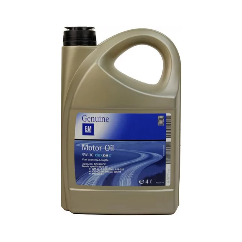 Моторна олива General Motors dexos2 5W-30, 4л (7158) - зображення 1