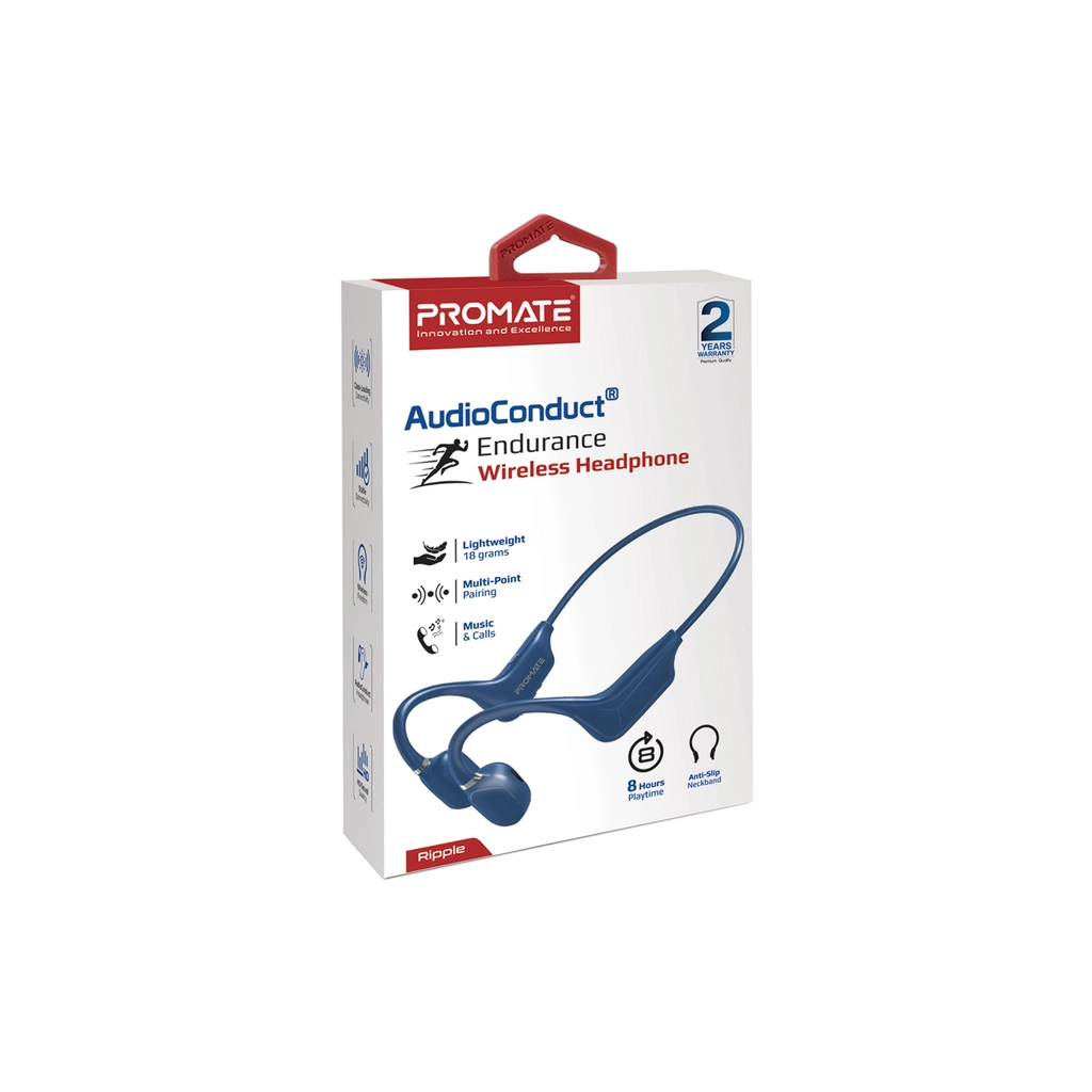 Навушники Promate Ripple Blue (ripple.blue) - зображення 2