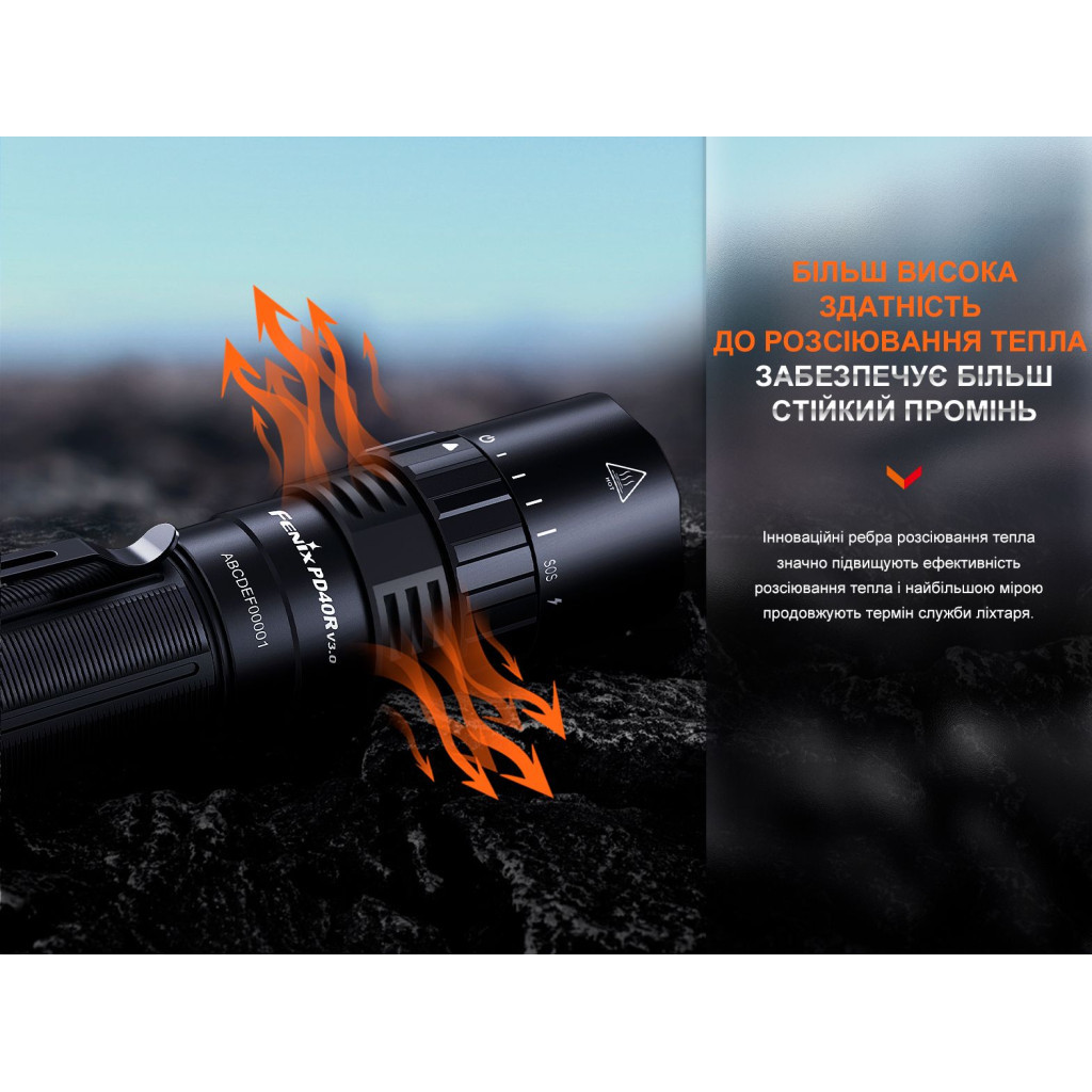 Ліхтар Fenix PD40R V3.0 3000 lm (PD40RV30) - зображення 10
