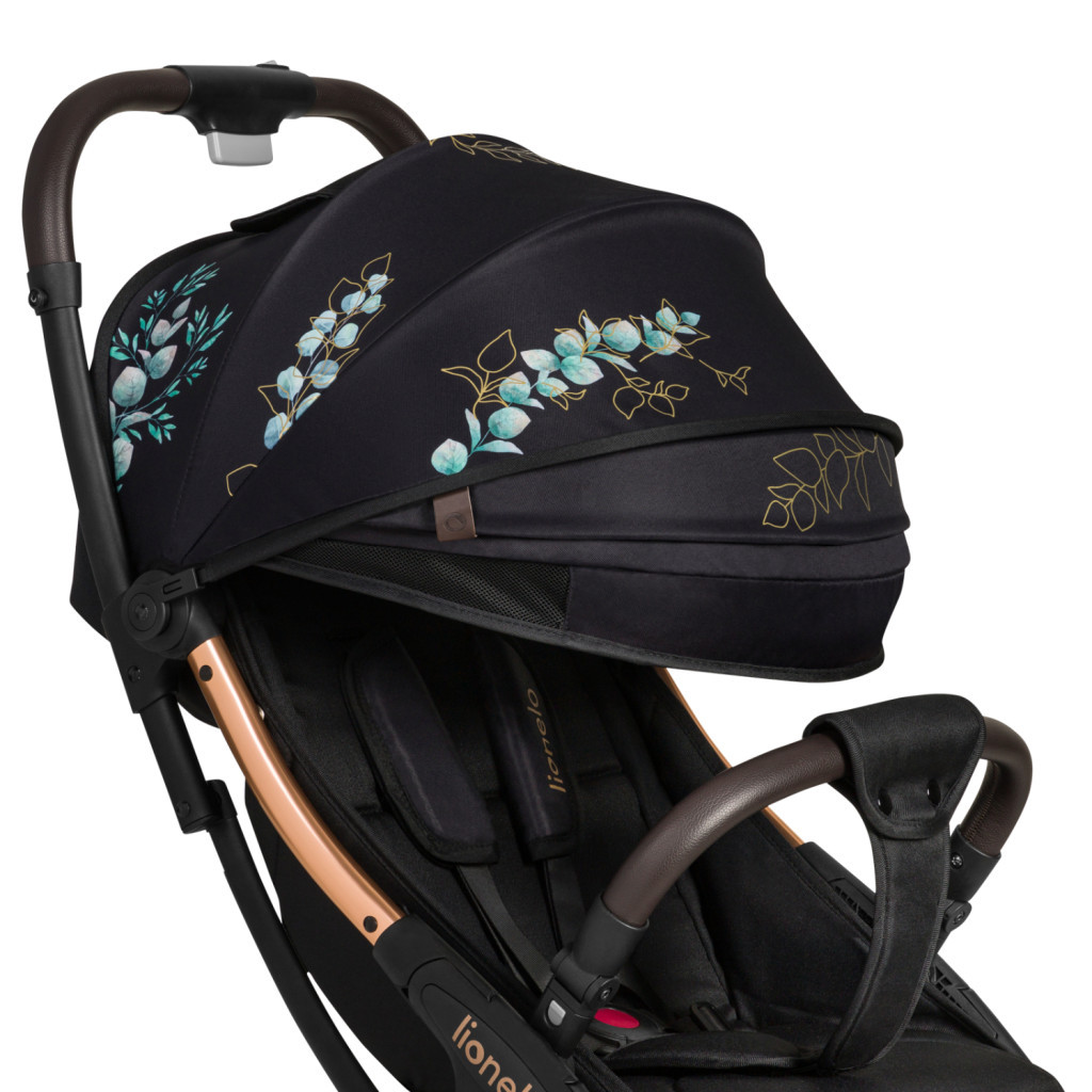 Коляска Lionelo Julie One Golden Moments чорна (LO-JULIE ONE GOLDEN MOMENTS) - зображення 7