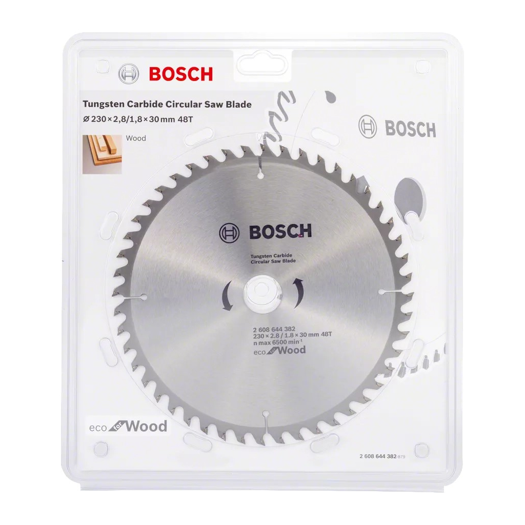 Диск пильний Bosch пиляльний Eco for Wood 230x30-48T (2.608.644.382) - зображення 2