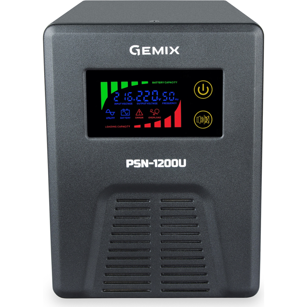 Пристрій безперебійного живлення Gemix PSN-1200U (PSN1200U) - зображення 2