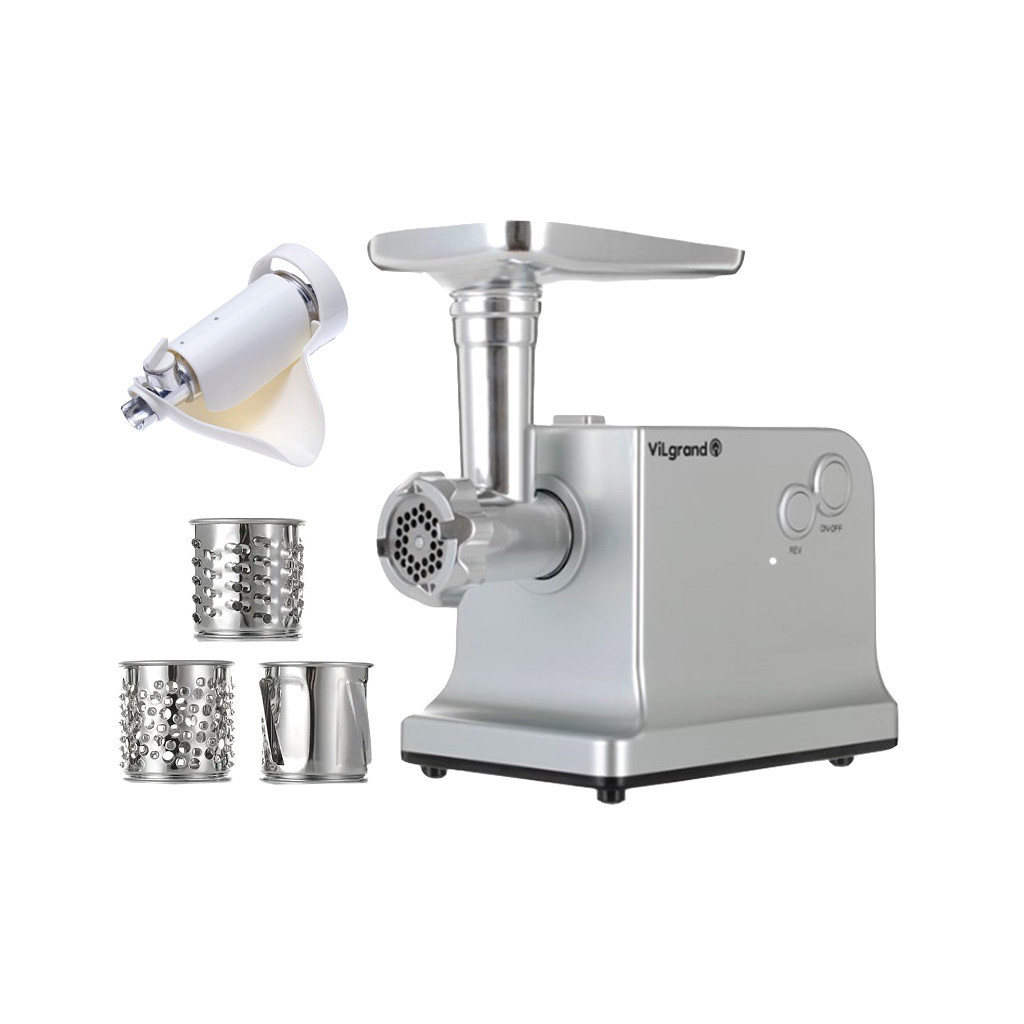 М'ясорубка Vilgrand V221-PMG silver - зображення 1