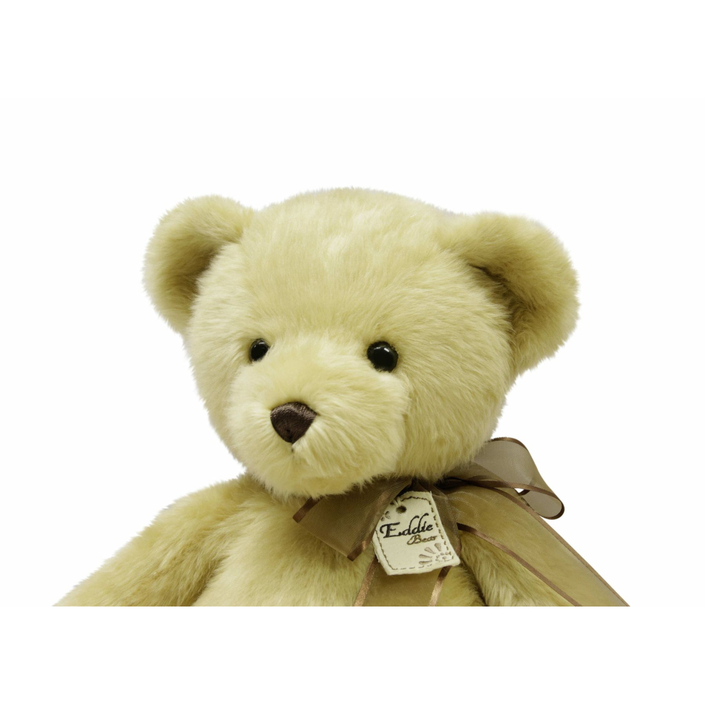 М'яка іграшка Aurora Ведмідь бежевий з бантом 43 см (130025A) - зображення 3