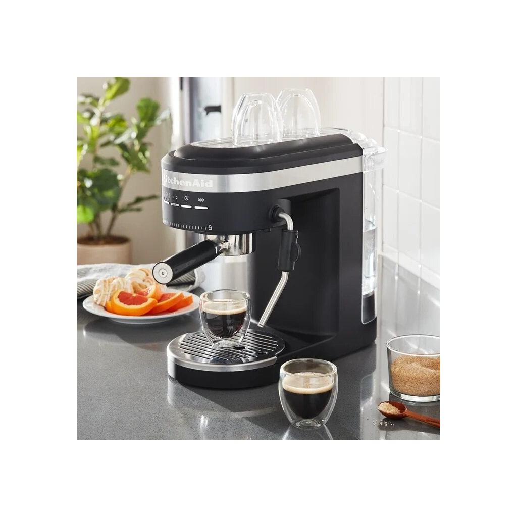 Ріжкова кавоварка еспресо KitchenAid 5KES6503EBK - зображення 6
