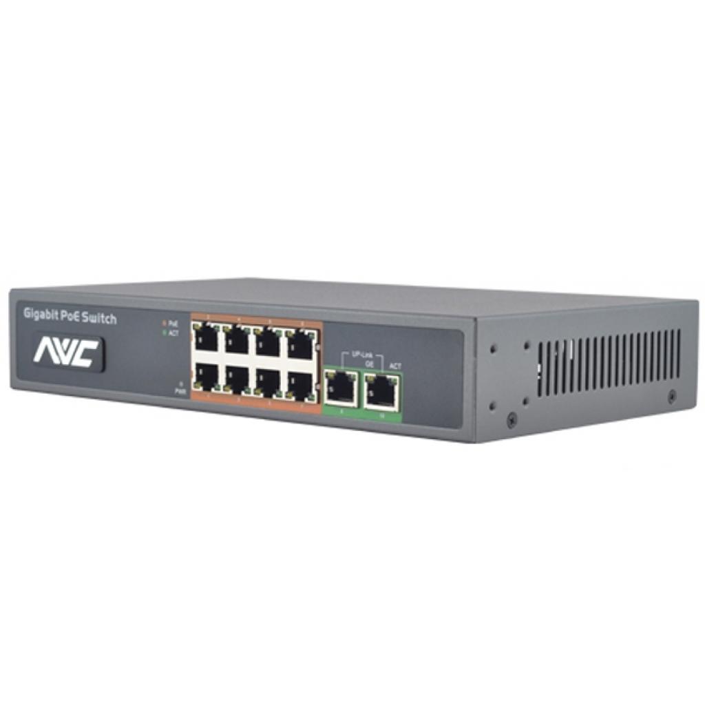Комутатор мережевий NVC NVC-1008G - зображення 2