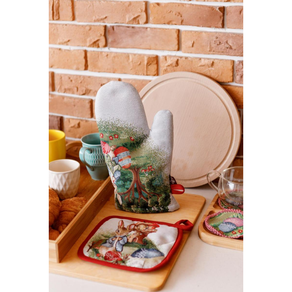 Кухонна прихватка Прованс Рукавичка Галявина 32х16 (034329) - зображення 2