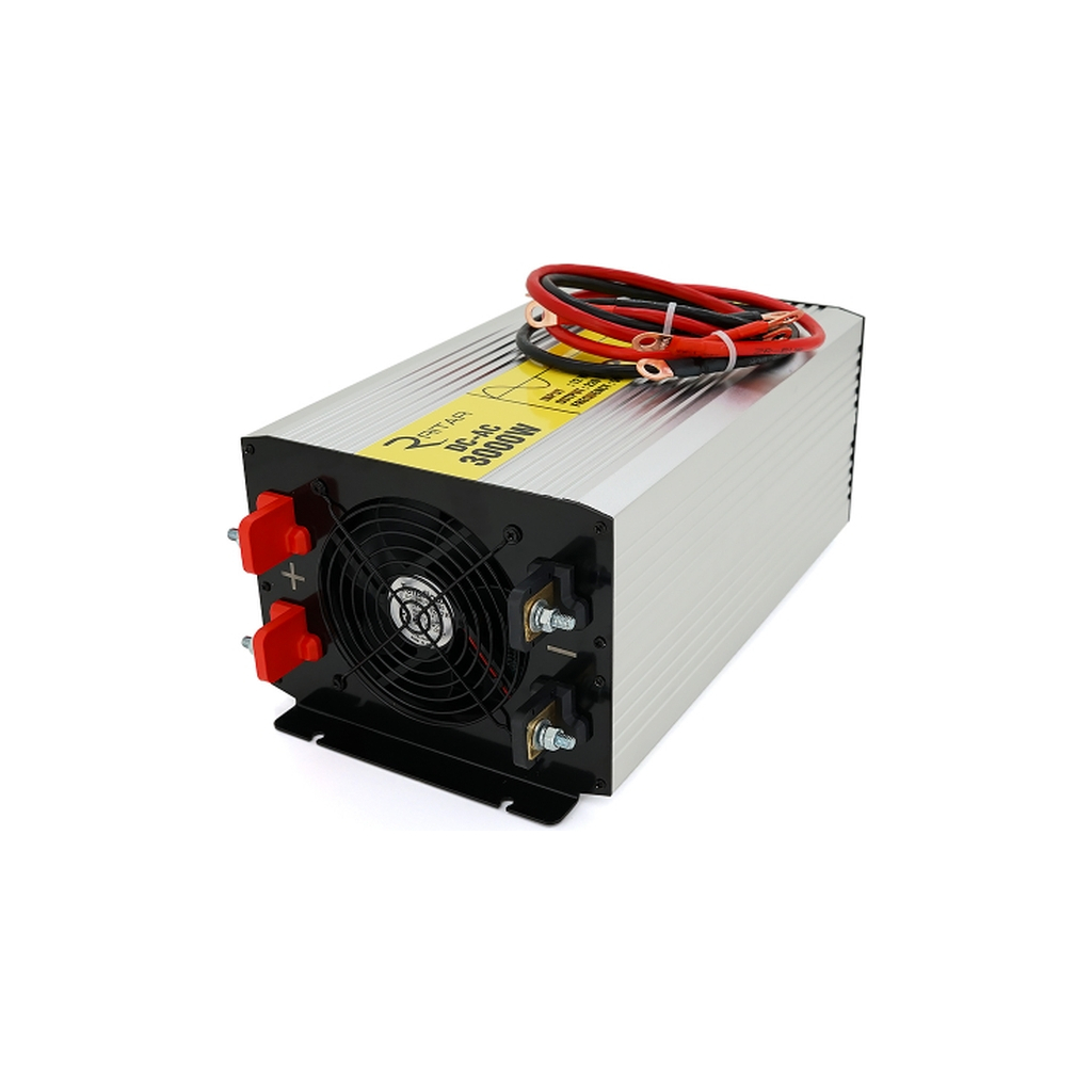 Автомобільний інвертор Ritar 12V/220V 3000W чиста синусоїда, 2xShuko, 1xUSB (RSC-3000) - зображення 2