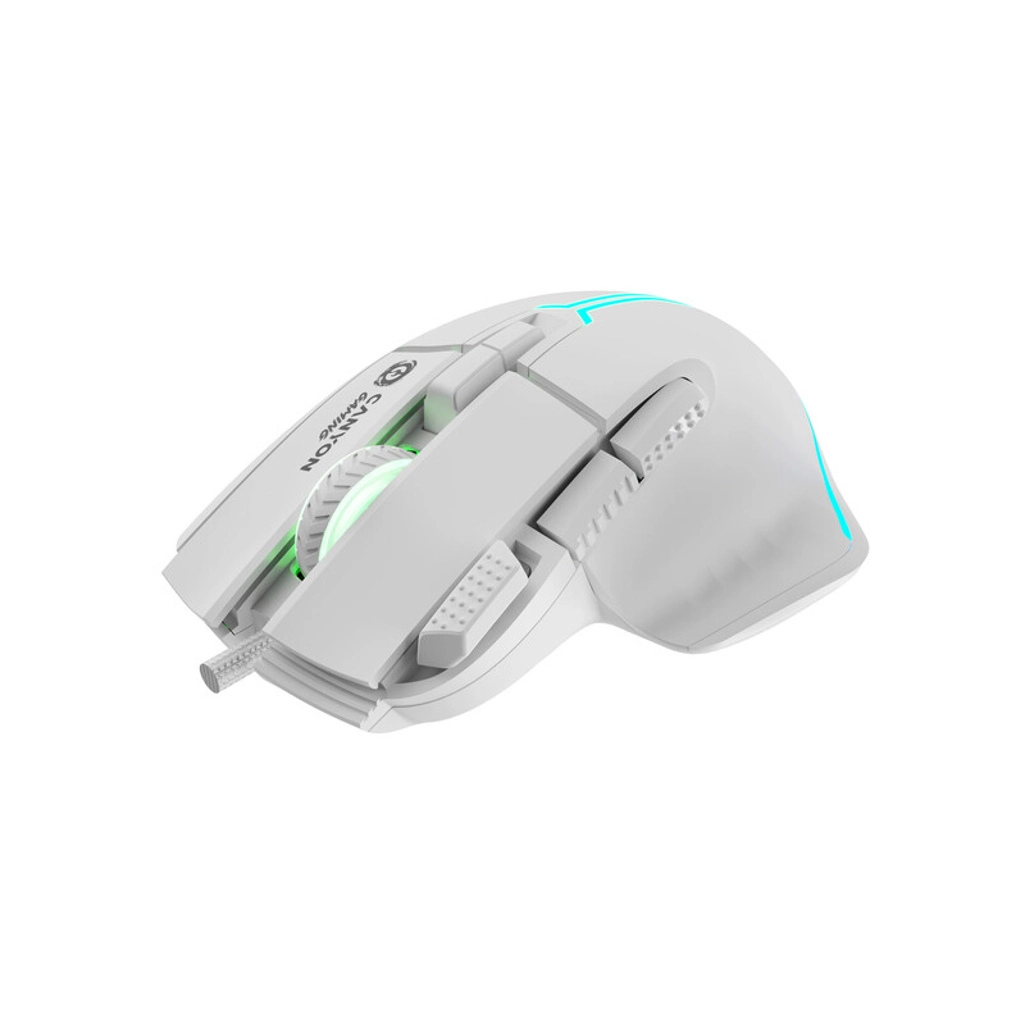 Мишка Canyon Fortnax GM-636 RGB USB White (CND-SGM636W) - зображення 2