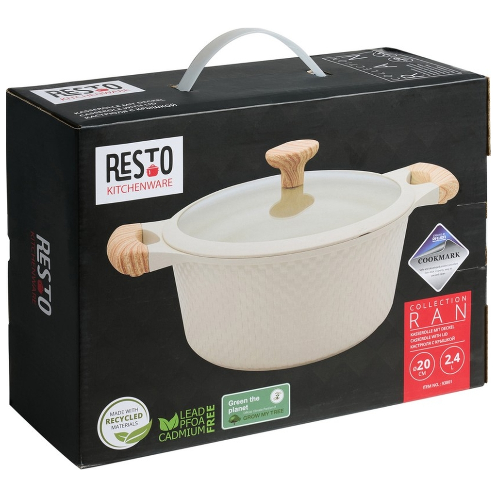 Каструля Resto Ran біла 20 см 2.4 л (93801) - зображення 12