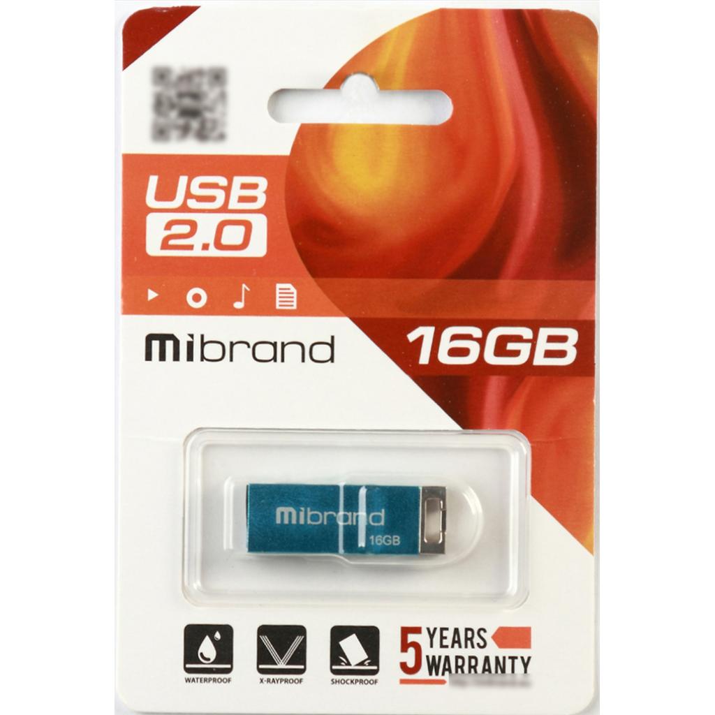 USB флеш накопичувач Mibrand 16GB Сhameleon Light Blue USB 2.0 (MI2.0/CH16U6LU) - зображення 2