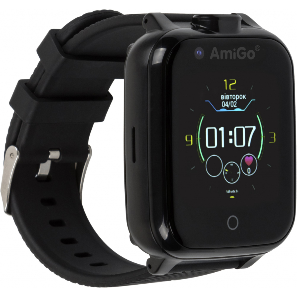 Смарт-годинник Amigo GO006 GPS 4G WIFI Black (849557) - зображення 1
