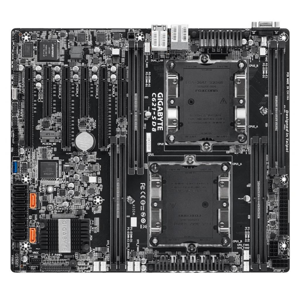 Серверна материнська плата GIGABYTE C621-SD8 - зображення 2