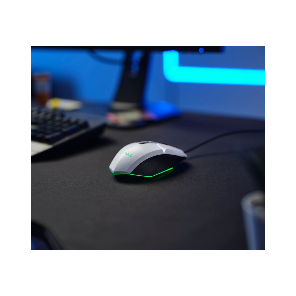 Мишка Trust GXT 109 Felox RGB White (25066) - зображення 8