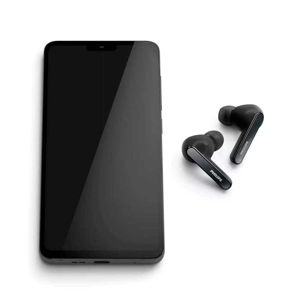 Навушники Philips TAT5506 TWS ANC Pro IPX5 Touch control Mic Black (TAT5506BK/00) - зображення 9