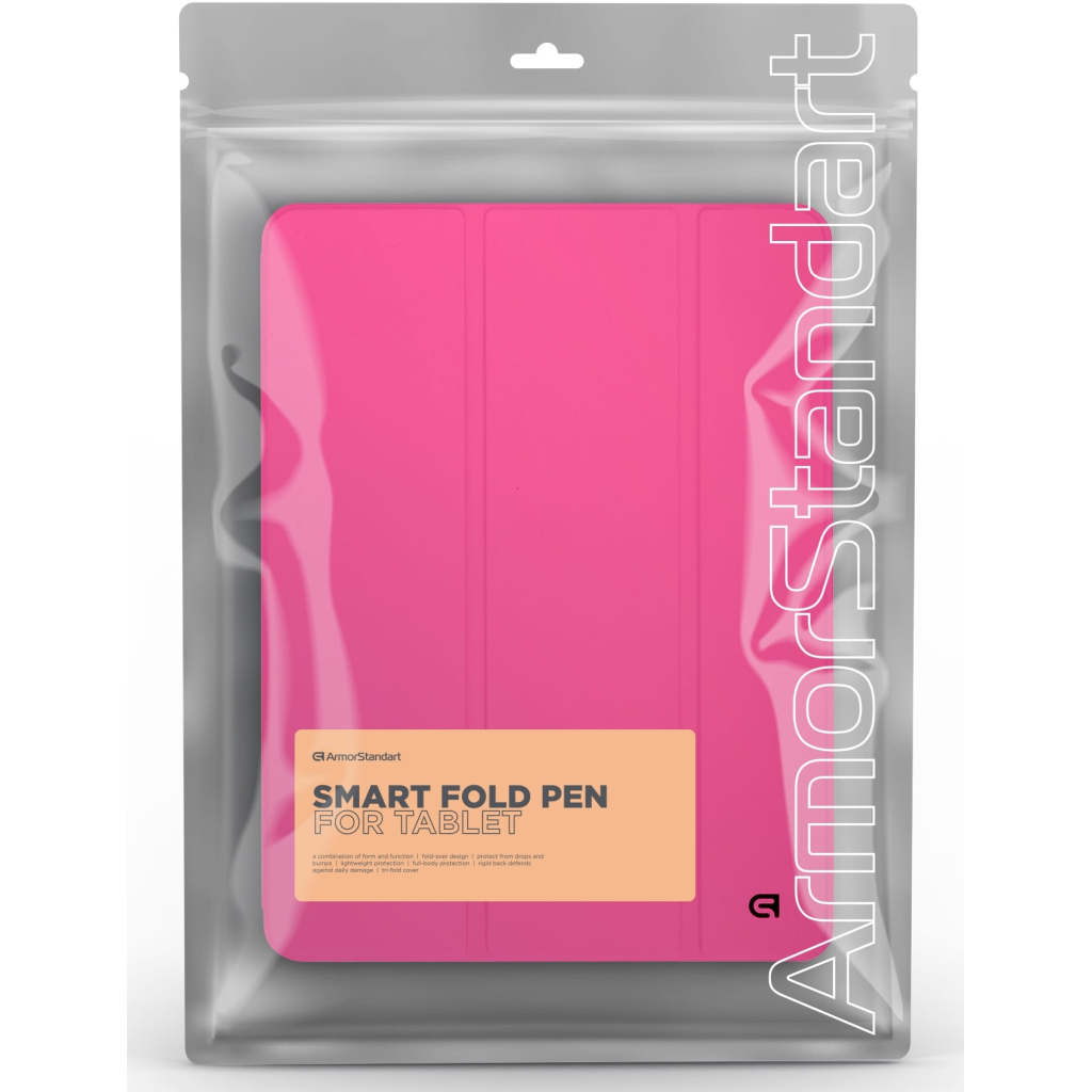 Чохол до планшета Armorstandart Smart Fold Pen Lenovo Tab K11 Plus Rose Red (ARM84129) - зображення 8