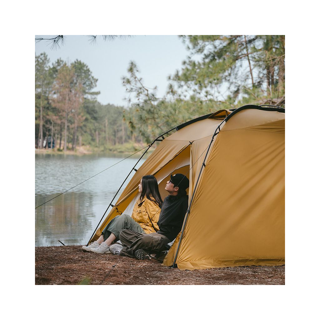 Намет Naturehike двокімнатний CNH22ZP028 гірчичний (6976507669795) - зображення 6