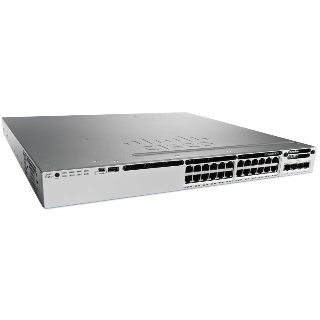 Комутатор мережевий Cisco WS-C3850-24T-S - зображення 1